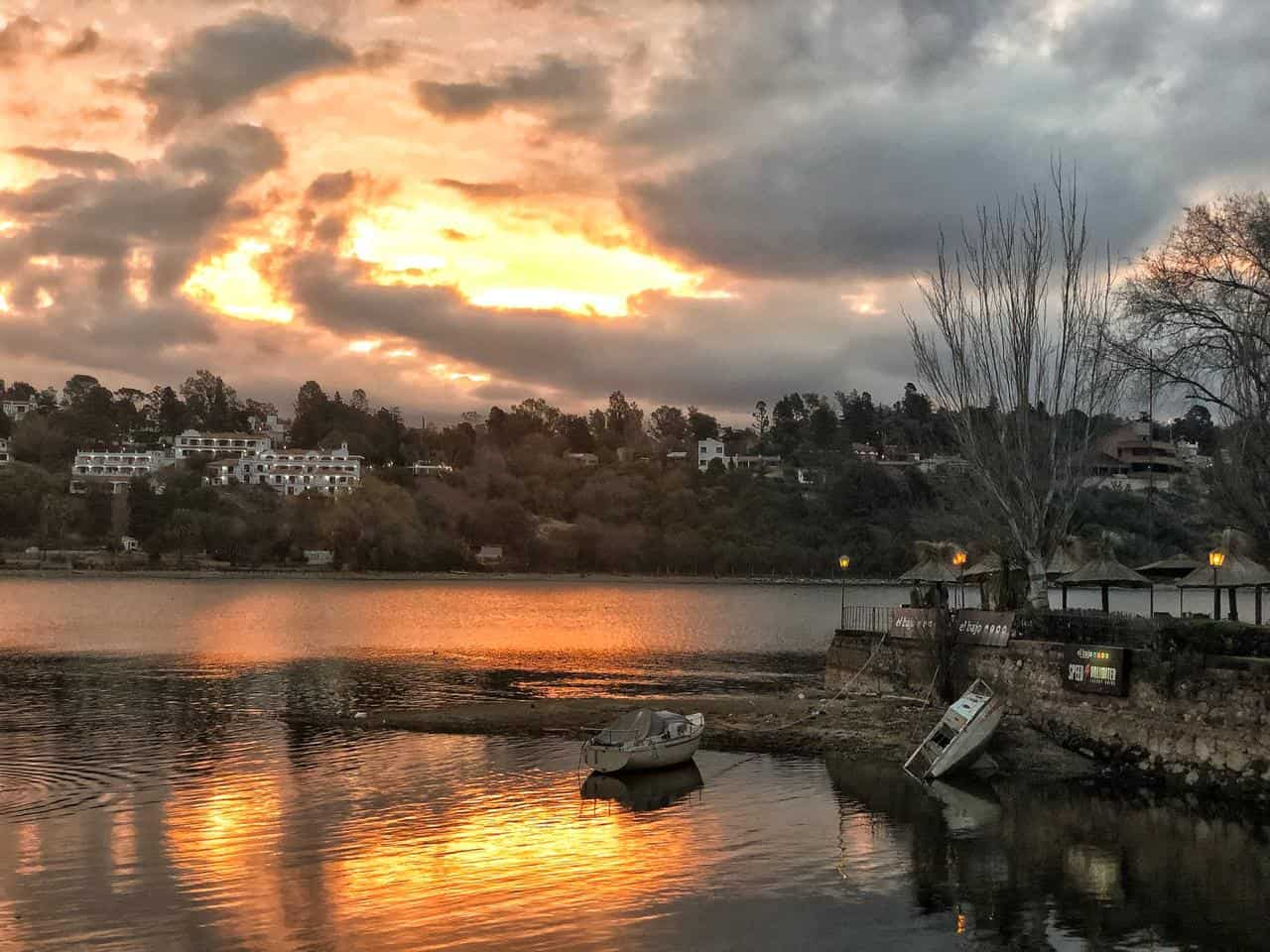 Atardecer en Costanera de Villa Carlos Paz